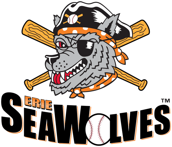 Erie SeaWolves 2001-2012 Primary Logo iron on paper